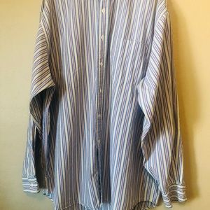 ABERCROMBIE Men’s stripped button down long sleeve